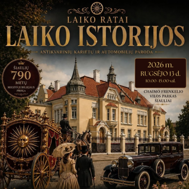 Istorinių karietų ir senovinių automobilių paroda „Laiko ratai“