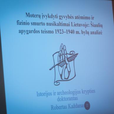 Venclauskių namuose-muziejuje vyko Lietuvos istorijos instituto doktoranto Roberto Každano paskaita