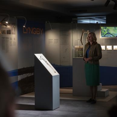 Parodos „Lyngby kirvis: 13 000 metų garantija“ pristatymas