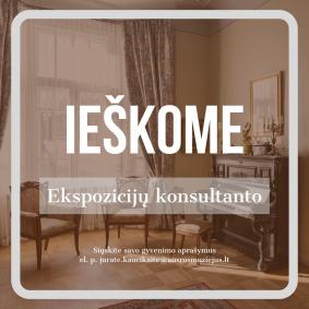 Ieškome Chaimo Frenkelio vilos-muziejaus ekspozicijų konsultanto