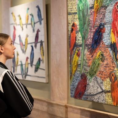 Chaimo Frenkelio viloje-muziejuje – pirmą kartą Lietuvoje pristatyta garsaus šiuolaikinio amerikiečių dailininko kūryba