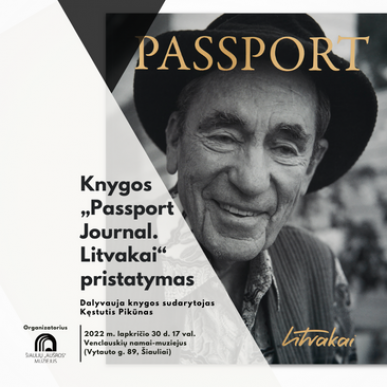 Knygos „Passport Journal. Litvakai“ pristatymas