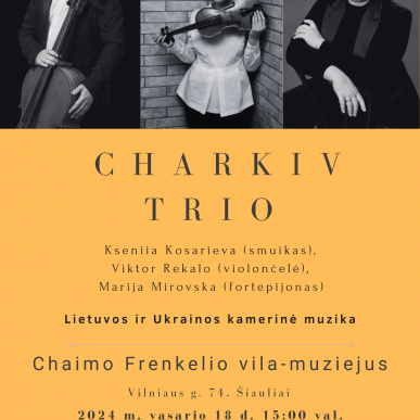 Ansamblio „Charkiv trio“ koncertas